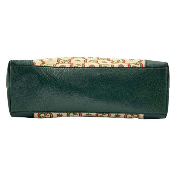 GUCCI Green Leather Tote Bag - Picture 7 of 9